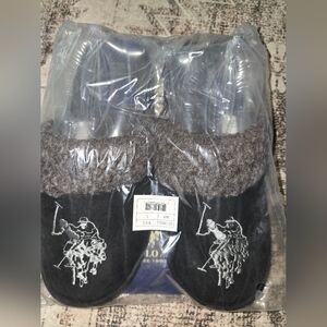 U.S. Polo Assn. Gray and Black Loafers